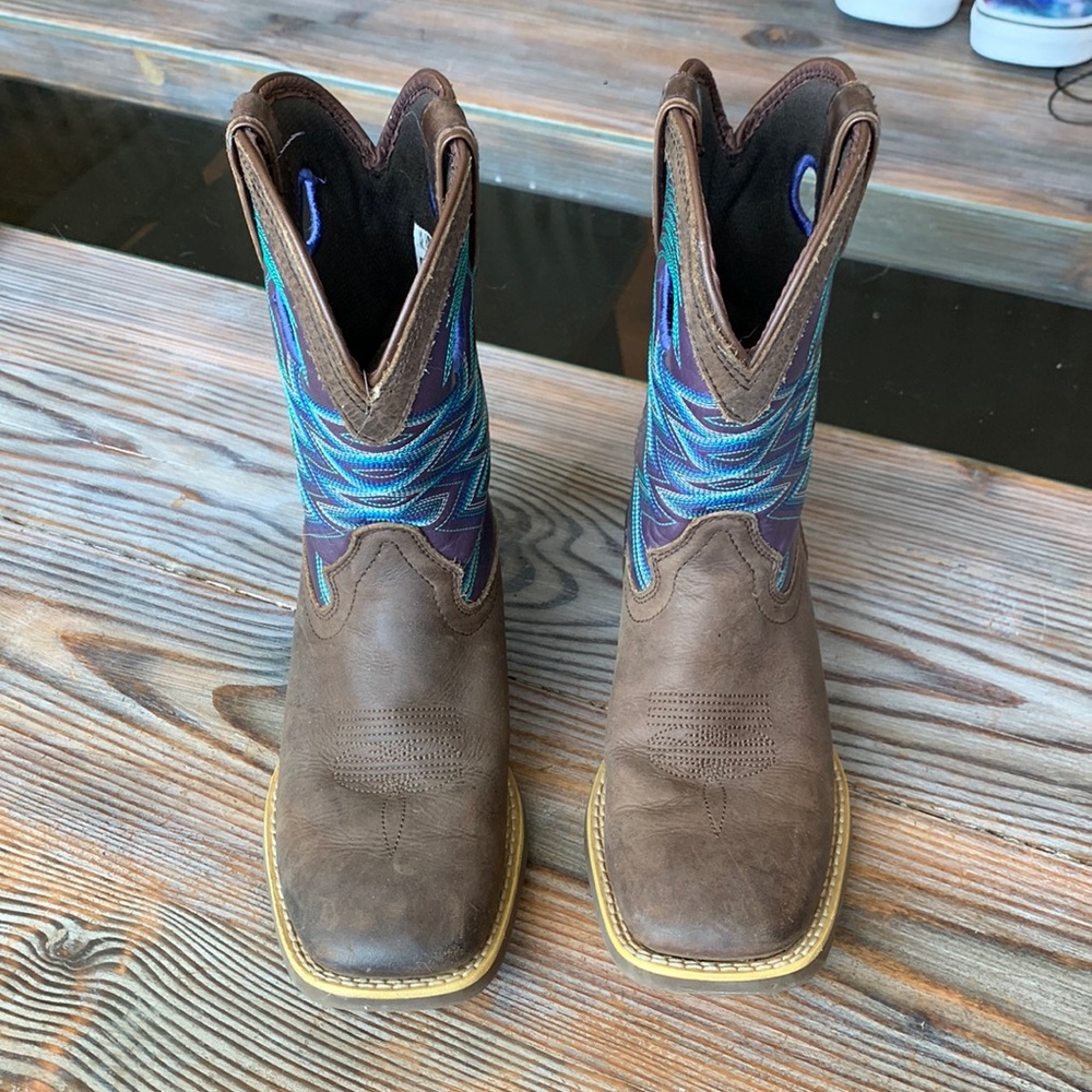 Durango Lil' Rebel Pro Little Kid's Amethyst Western Boot Size 3